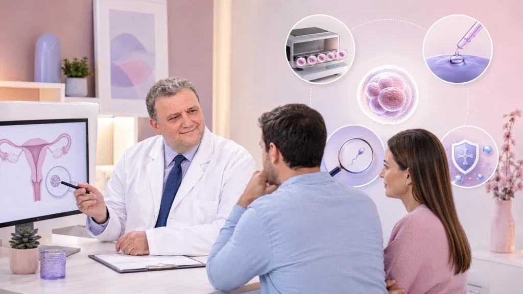 Prof. Dr. Ahmet Zeki Işık infertilite ve tüp bebek sürecini çiftle açıklıyor